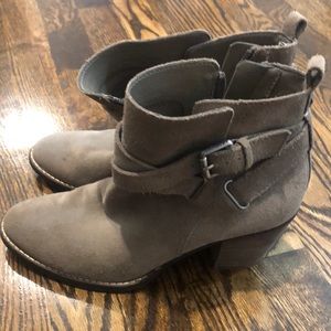 Sam Edelman gray suede boots. Size 7.5
